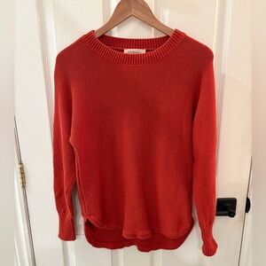 Philosophy Bold Red Crew Neck Sweater